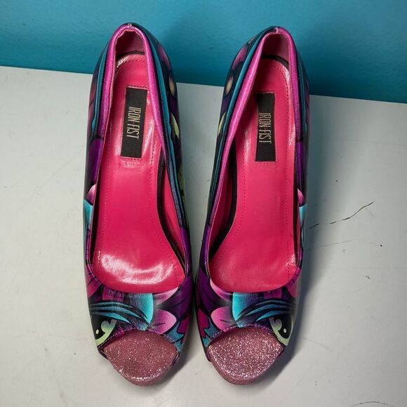 Iron Fist Goth Heels Size 39 - Picture 3 of 15